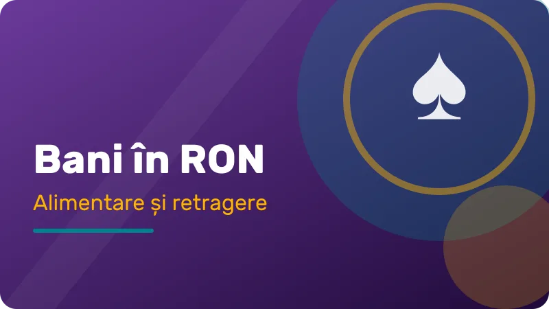 Banii tăi în RON: alimentare și retragere – ilustrație pentru secțiunea Elite Slots